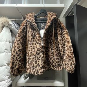 Australian Wool Leopard Print Jacket